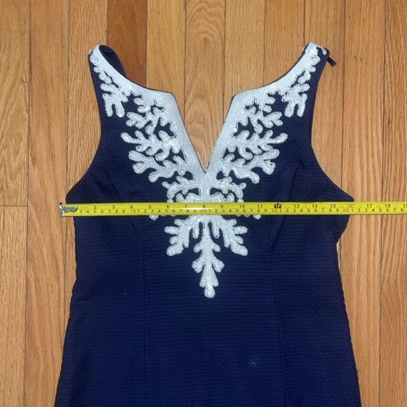 Lilly Pulitzer Gabby Shift Dress True Navy size 4 - Picture 7 of 7
